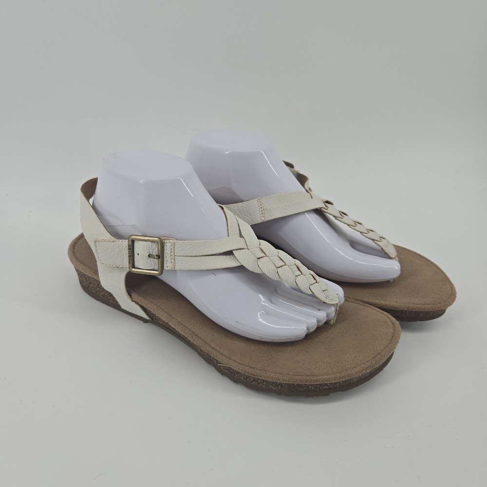 Women's Aetrex Harper White Sandals SZ 11 42